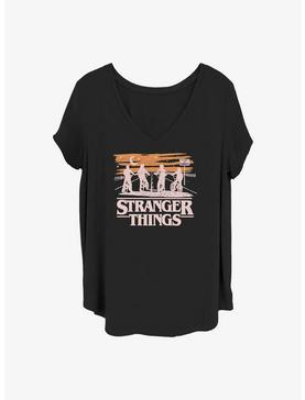 Stranger Things Drawing Girls T-Shirt Plus Size, , hi-res