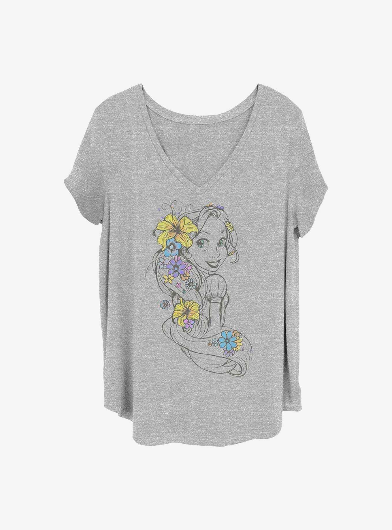 Disney Tangled Rapunzel Sketch Girls T-Shirt Plus Size, , hi-res