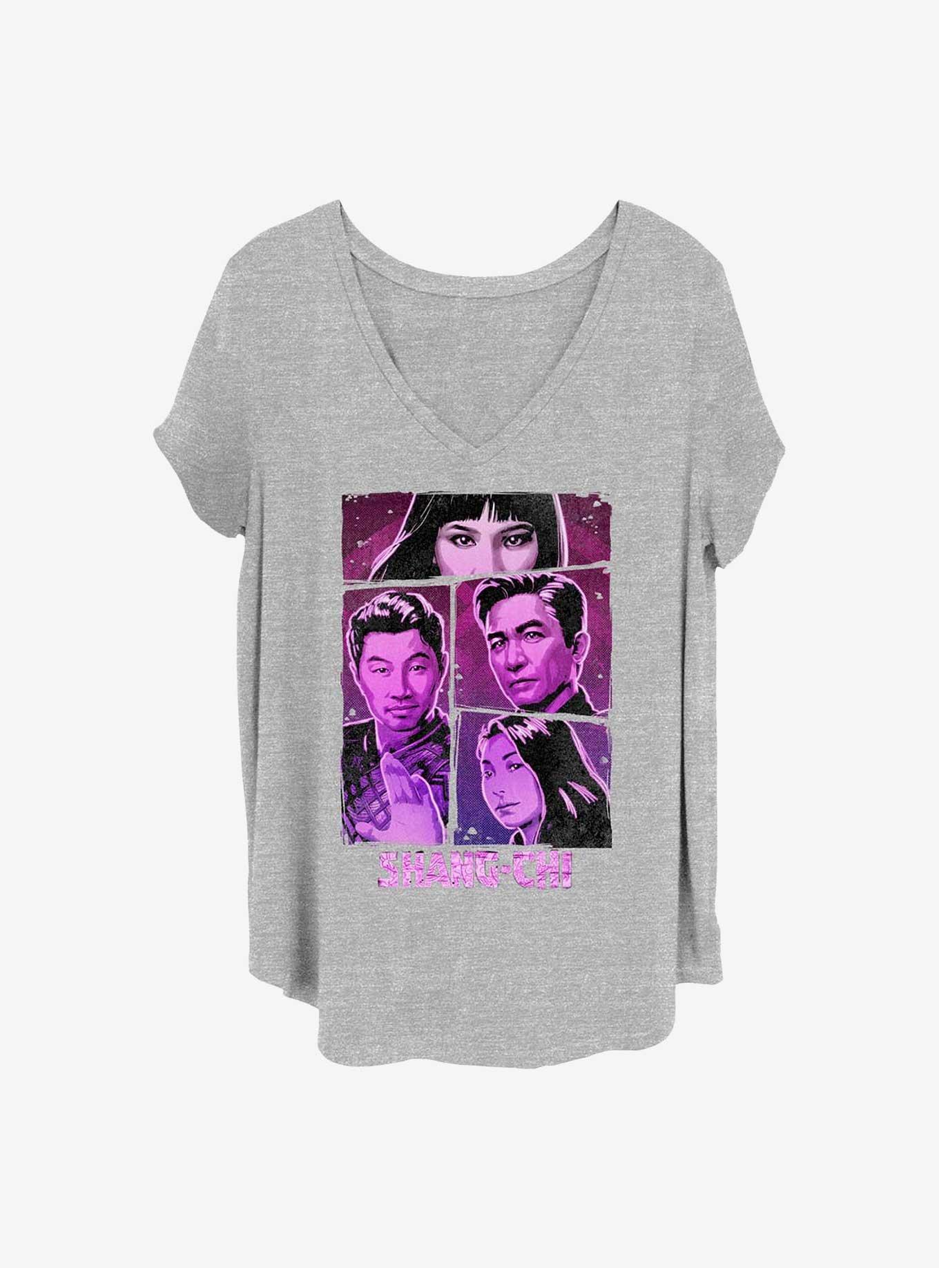 Marvel Shang-Chi and the Legend of the Ten Rings Neon Panel Girls T-Shirt Plus Size, , hi-res