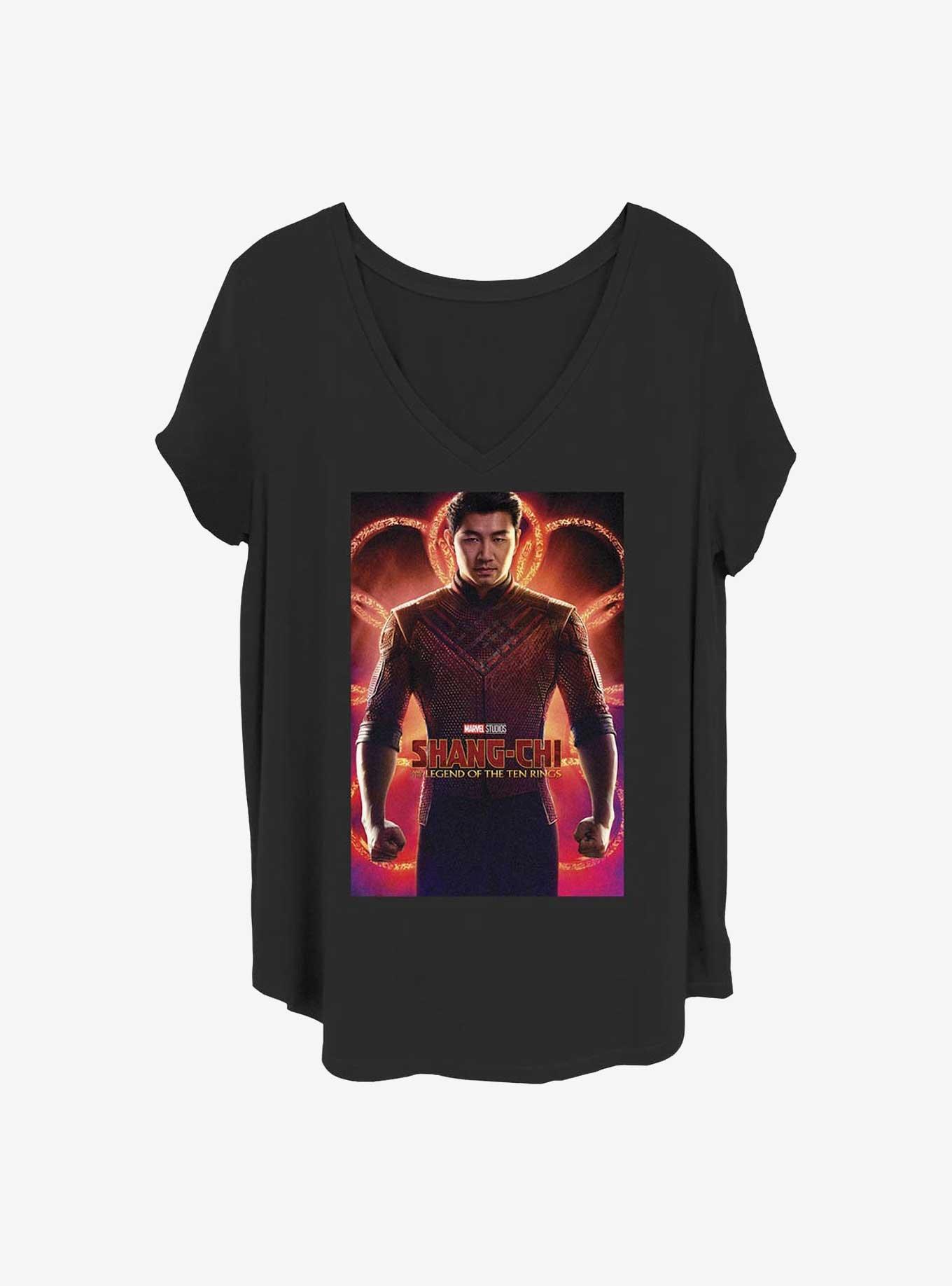 Marvel Shang-Chi and the Legend of the Ten Rings Poster Girls T-Shirt Plus Size, BLACK, hi-res