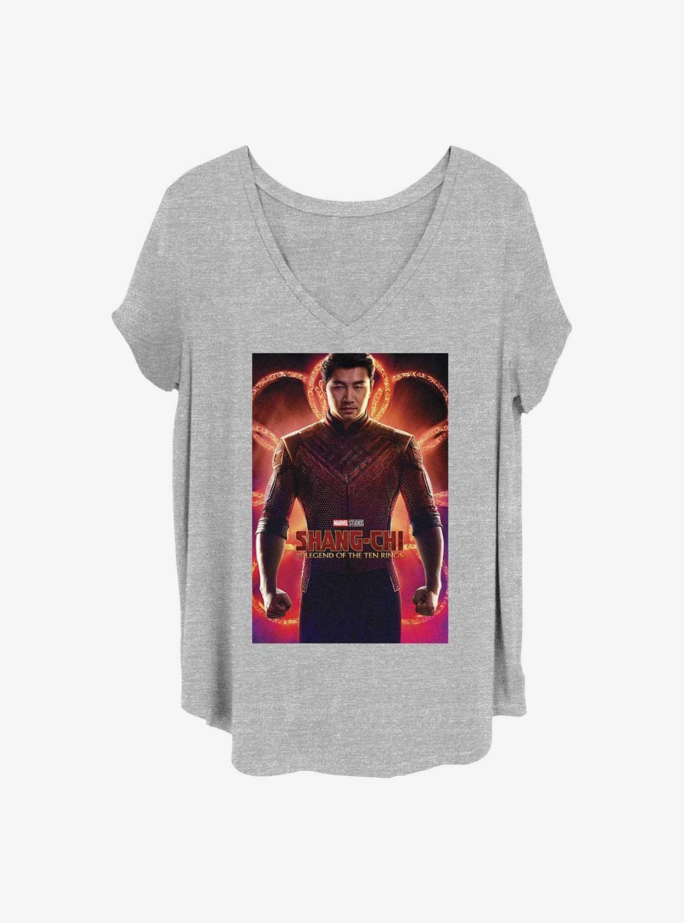 Marvel Shang-Chi and the Legend of the Ten Rings Poster Girls T-Shirt Plus Size, HEATHER GR, hi-res