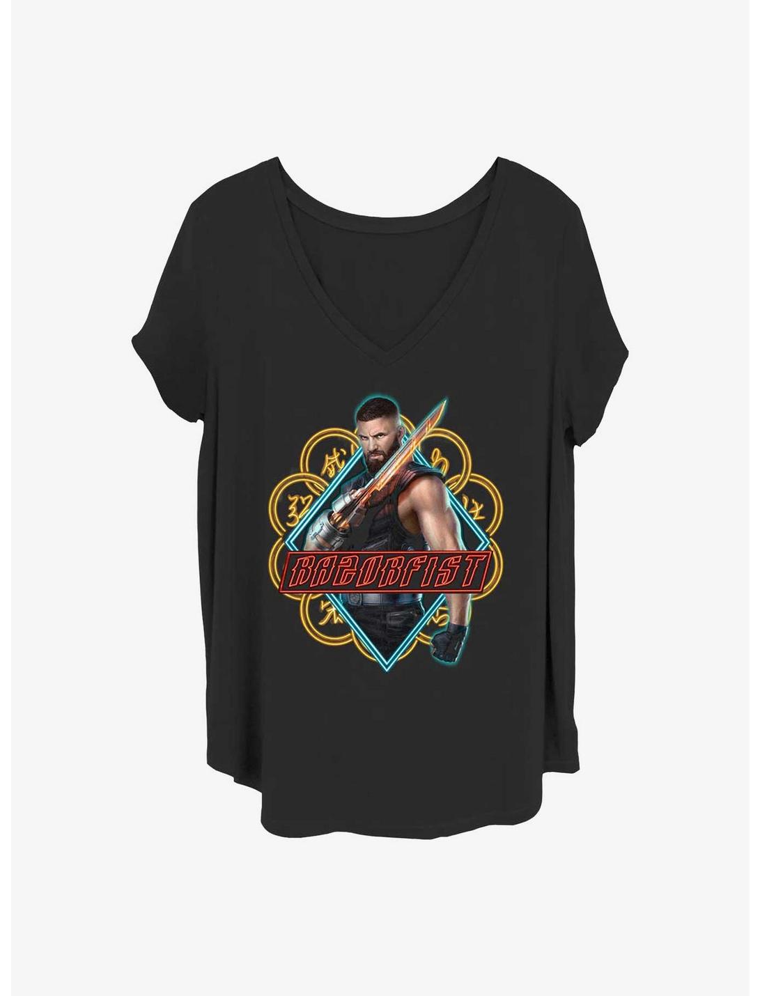 Marvel Shang-Chi and the Legend of the Ten Rings Razorfist Girls T-Shirt Plus Size, BLACK, hi-res
