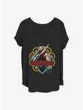 Marvel Shang-Chi and the Legend of the Ten Rings Razorfist Girls T-Shirt Plus Size, BLACK, hi-res