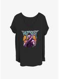Marvel Shang-Chi and the Legend of the Ten Rings Razorfist Sunset Girls T-Shirt Plus Size, BLACK, hi-res