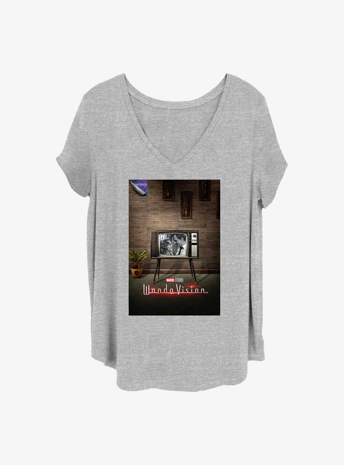 Marvel WandaVision 50's Poster Girls T-Shirt Plus Size