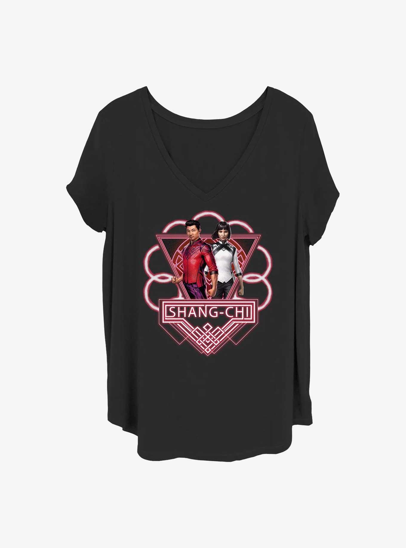 Marvel Shang-Chi and the Legend of the Ten Rings Shang-Chi And Xialing Girls T-Shirt Plus Size, BLACK, hi-res