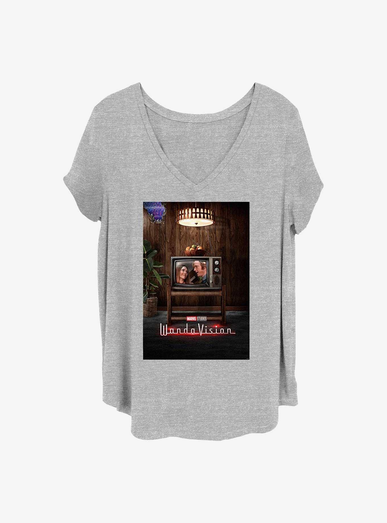 Marvel WandaVision 70's Poster Girls T-Shirt Plus Size