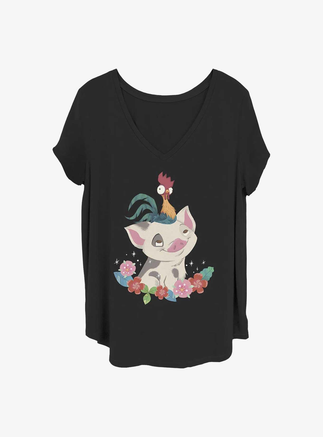 Disney Moana Tropical Buddies Girls T-Shirt Plus Size