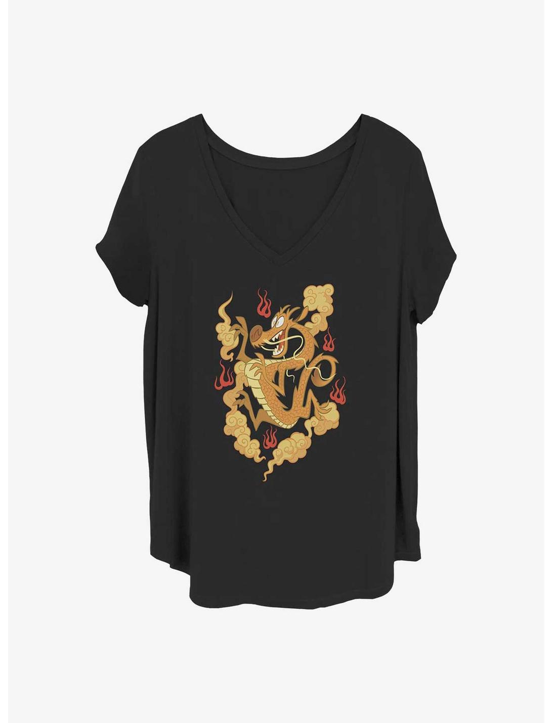 Disney Mulan Golden Mushu Girls T-Shirt Plus Size, BLACK, hi-res