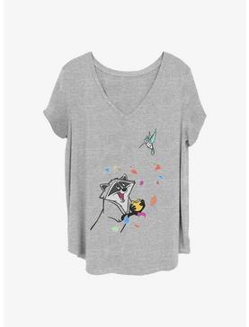 Disney Pocahontas Meeko And Flit Girls T-Shirt Plus Size, , hi-res