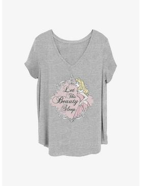 Disney Sleeping Beauty Let This Beauty Sleep Girls T-Shirt Plus Size, HEATHER GR, hi-res