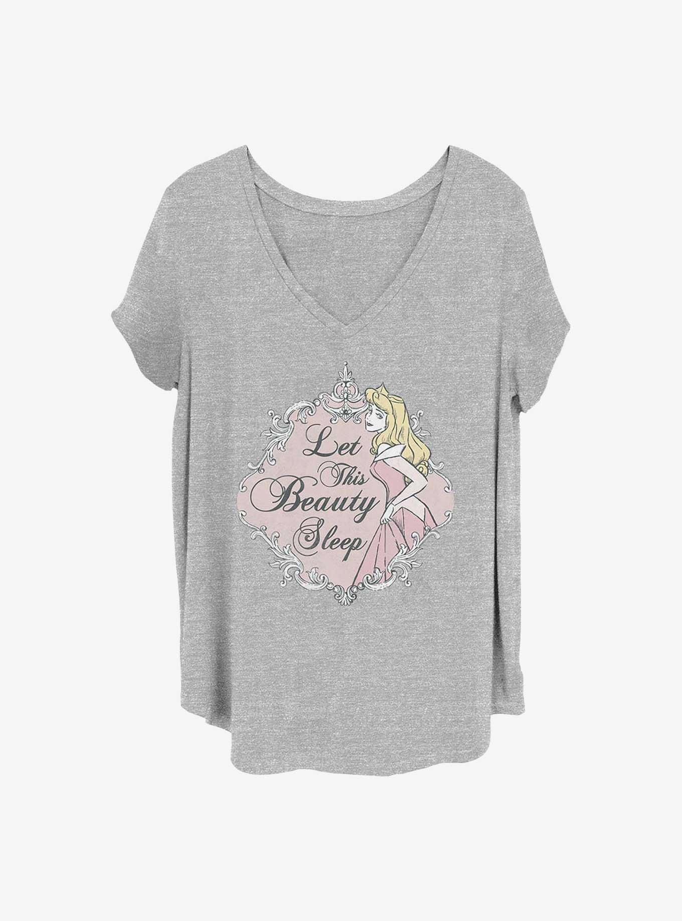 Disney Sleeping Beauty Let This Beauty Sleep Girls T-Shirt Plus Size, HEATHER GR, hi-res