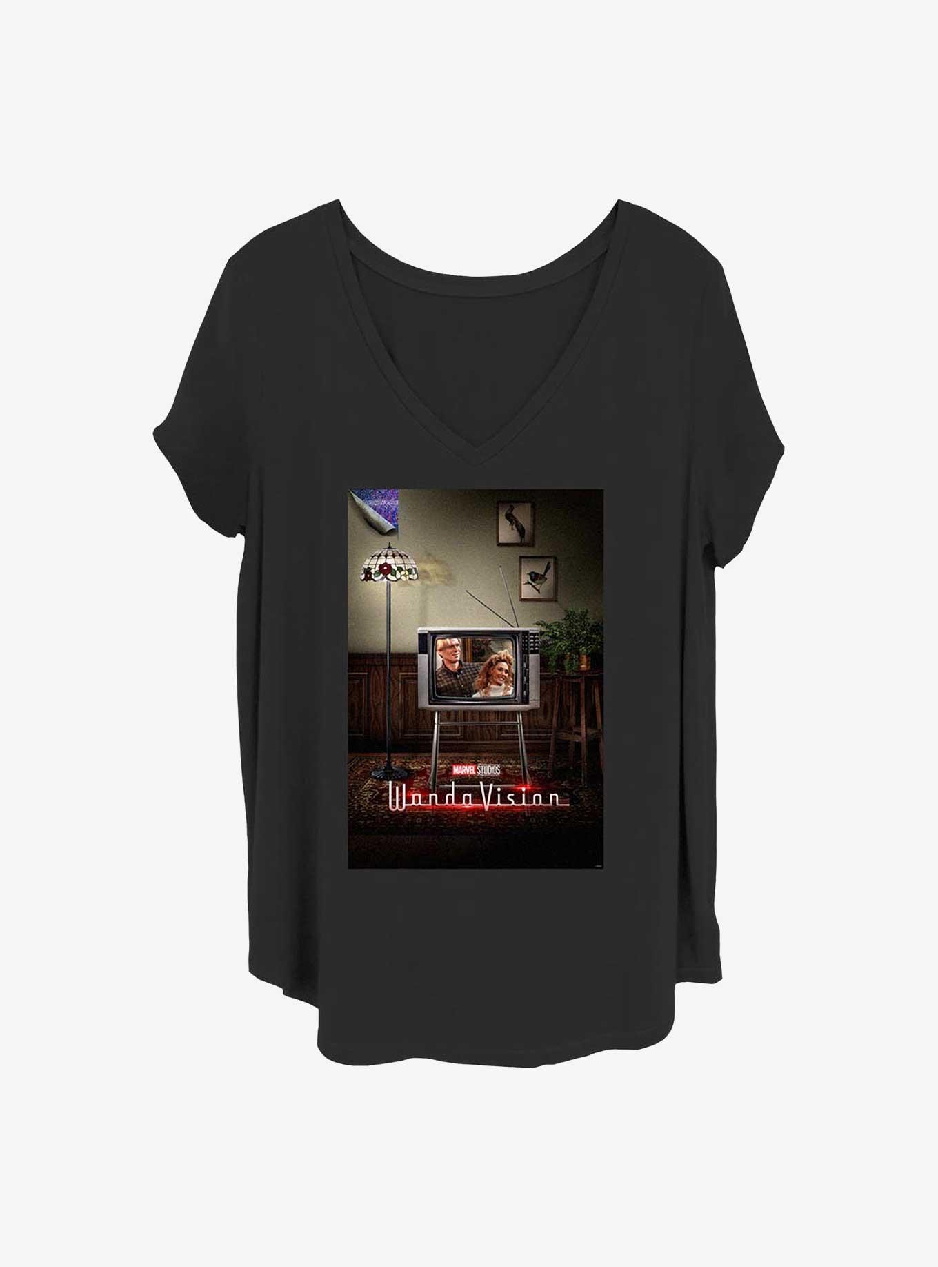 Marvel WandaVision 80's Poster Girls T-Shirt Plus Size