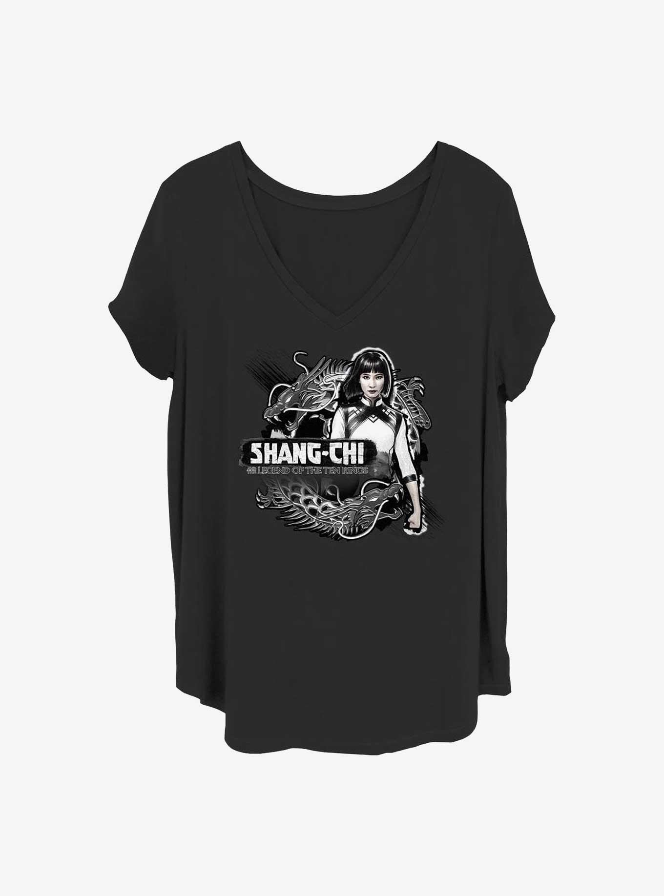 Marvel Shang-Chi and the Legend of the Ten Rings Xialing Dragons Girls T-Shirt Plus Size, BLACK, hi-res