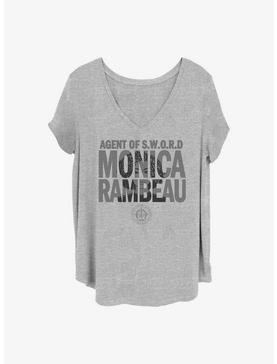 Marvel WandaVision Agent Rambeau Girls T-Shirt Plus Size, , hi-res