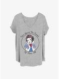 DIsney Snow White and the Seven Dwarfs Fairest Girls T-Shirt Plus Size, HEATHER GR, hi-res
