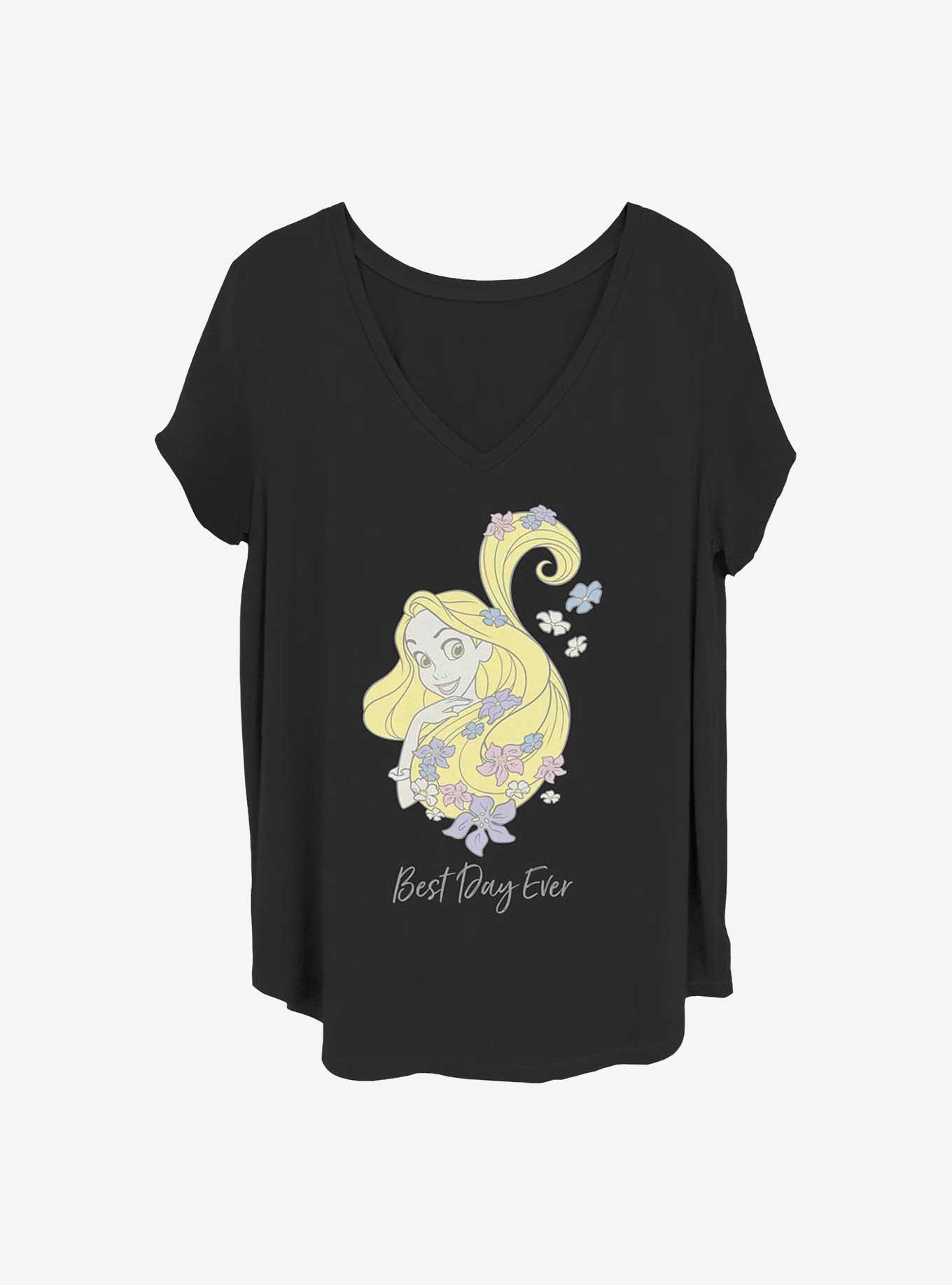 Disney Tangled Rapunzel Best Day Ever Girls T-Shirt Plus Size