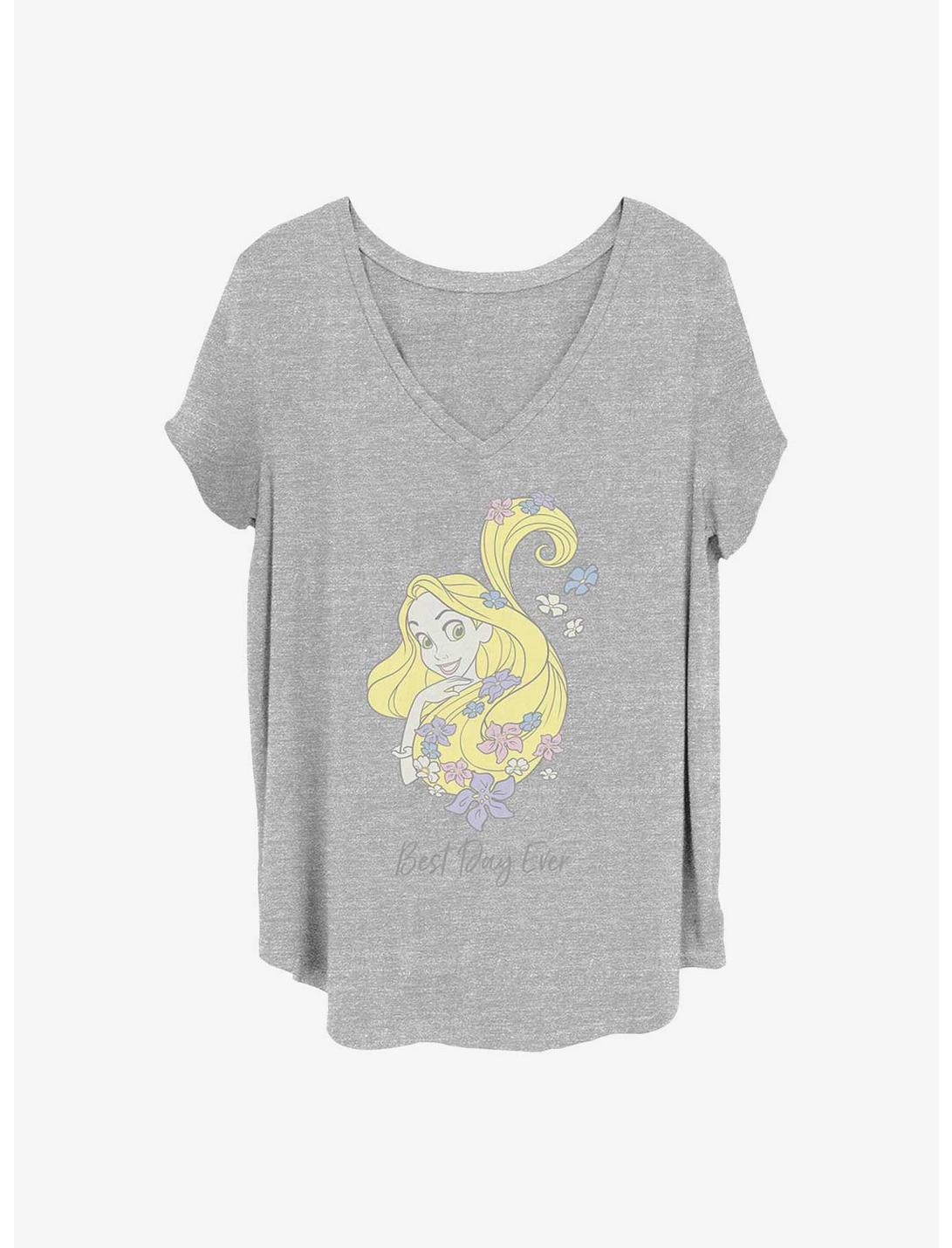 Disney Tangled Best Day Ever Girls T-Shirt Plus Size, HEATHER GR, hi-res