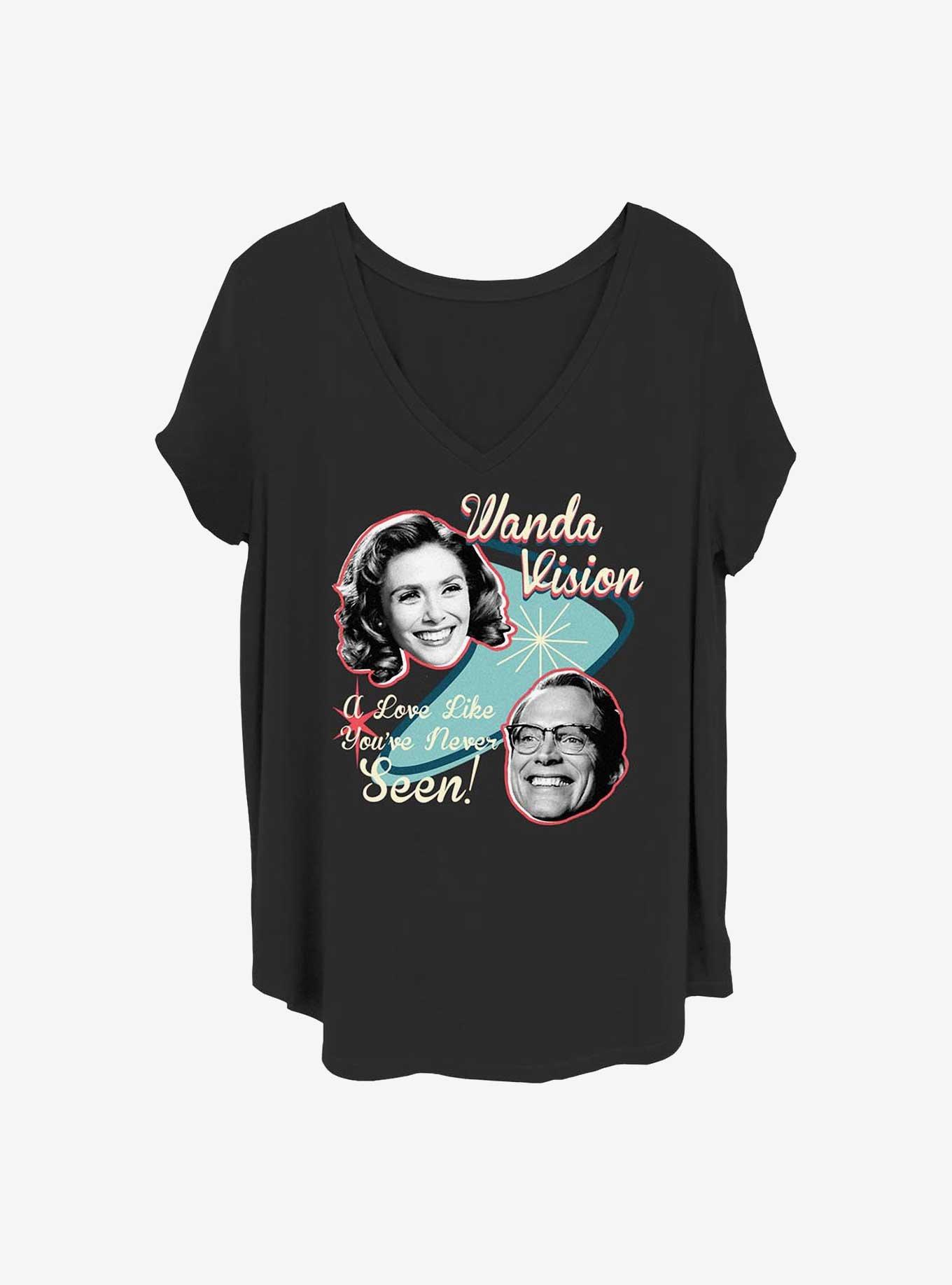 Marvel WandaVision Classic Wanda Girls T-Shirt Plus Size, BLACK, hi-res