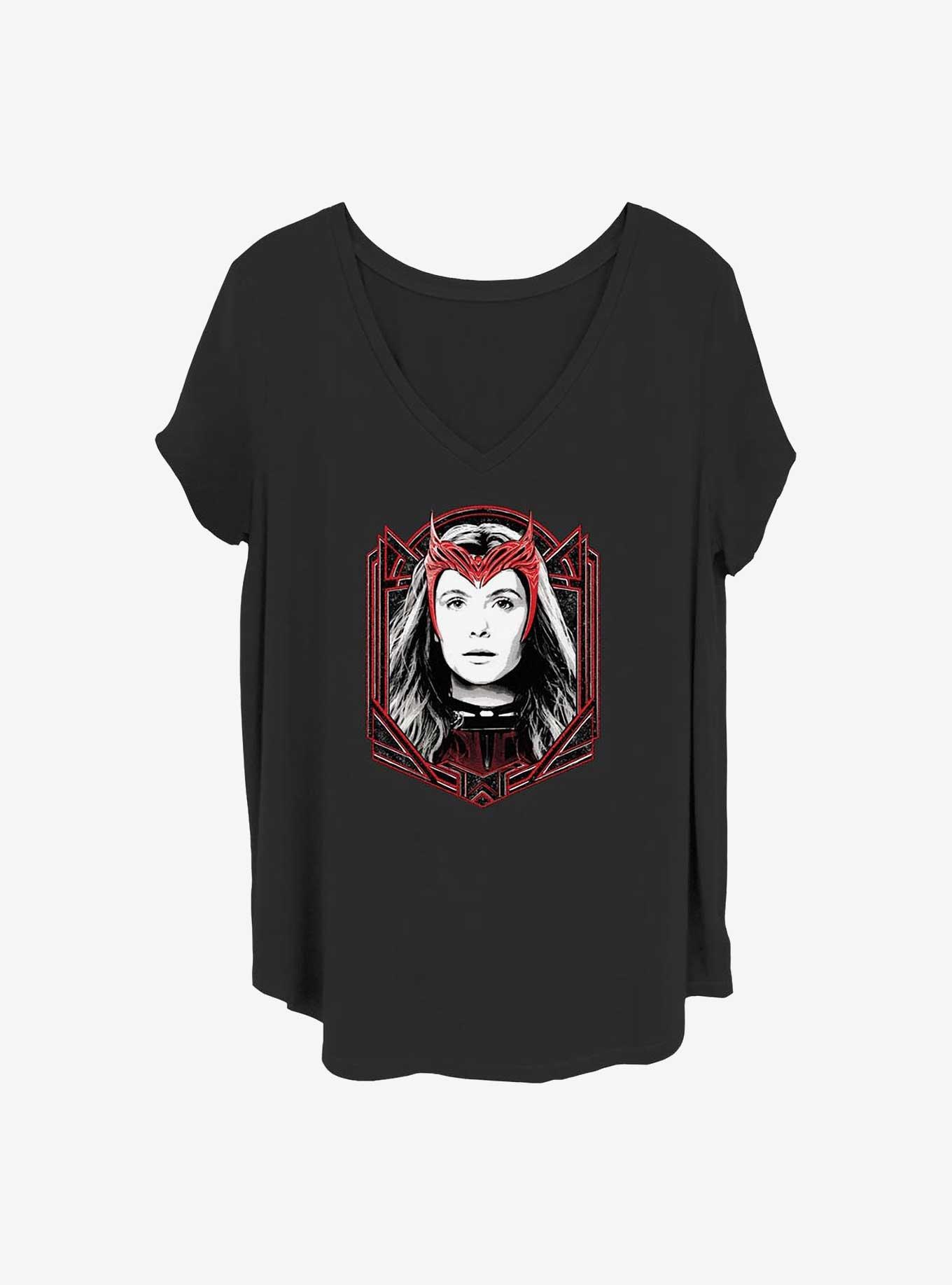 Marvel WandaVision Scarlet Banner Girls T-Shirt Plus Size