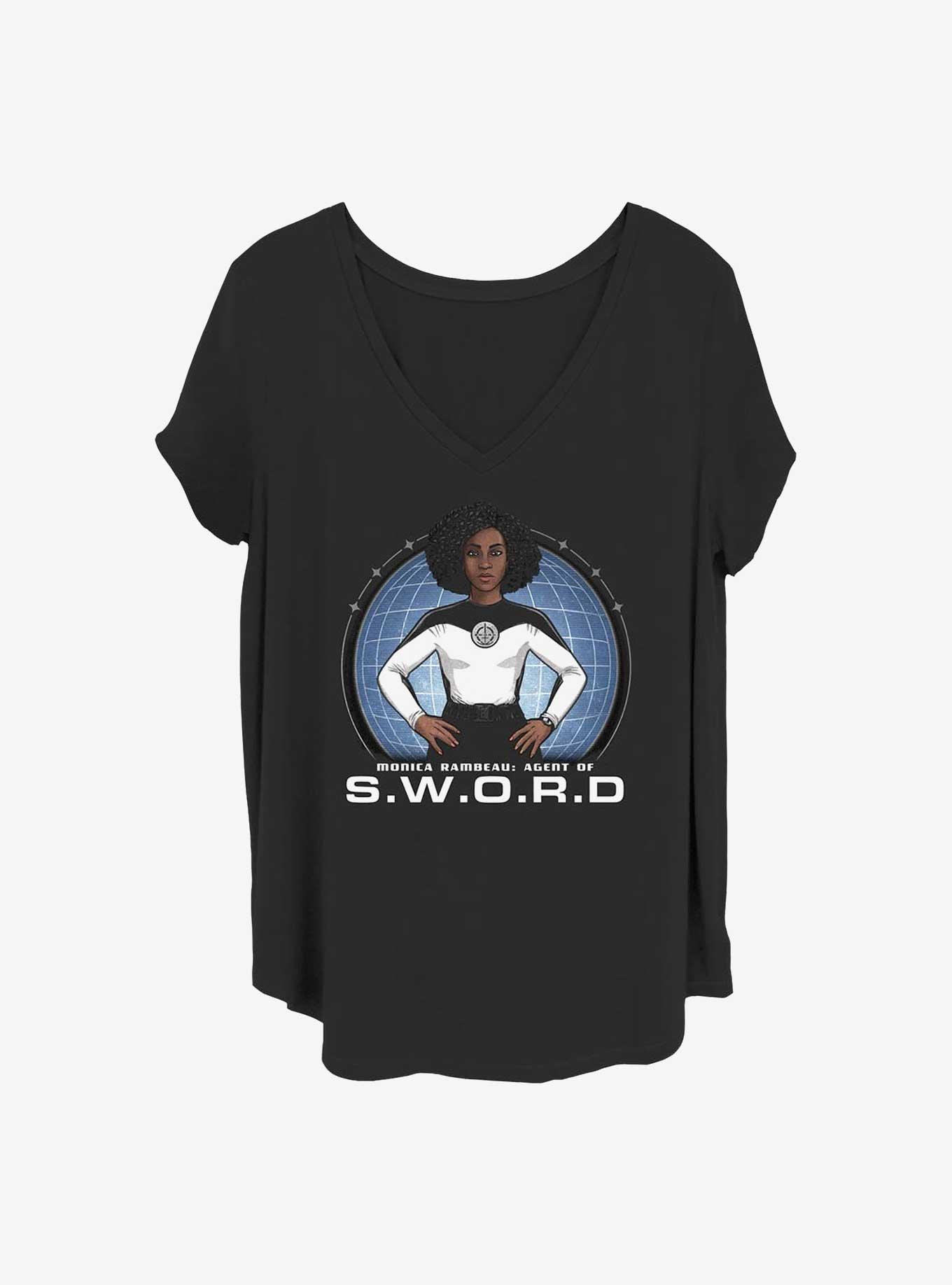 Marvel WandaVision Monica Rambeau Girls T-Shirt Plus Size
