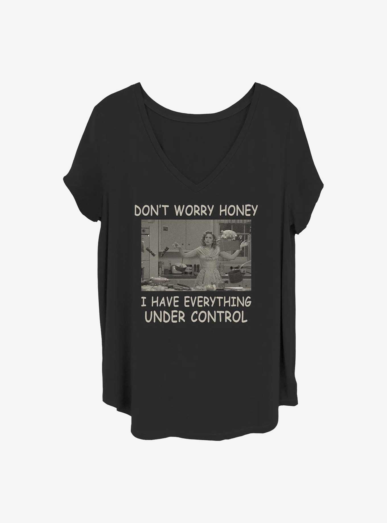 Marvel WandaVision Under Control Girls T-Shirt Plus Size, , hi-res
