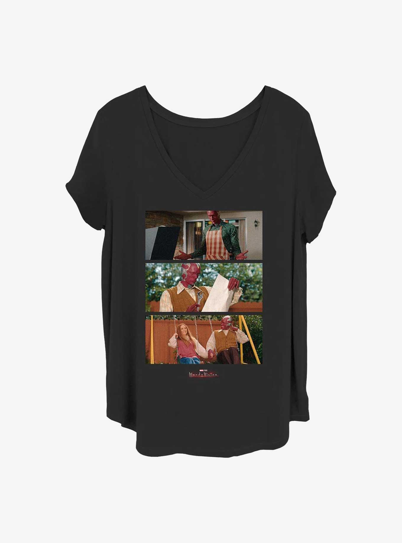 Marvel WandaVision Vision's Instructions Girls T-Shirt Plus Size, , hi-res