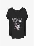 Disney Wreck-It Ralph Glitch Life Girls T-Shirt Plus Size, BLACK, hi-res