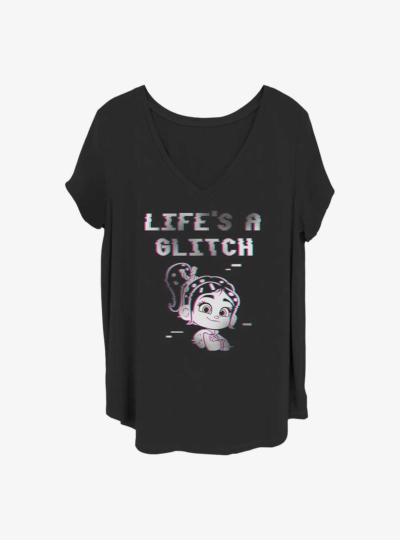 Disney Wreck-It Ralph Glitch Life Girls T-Shirt Plus Size, , hi-res