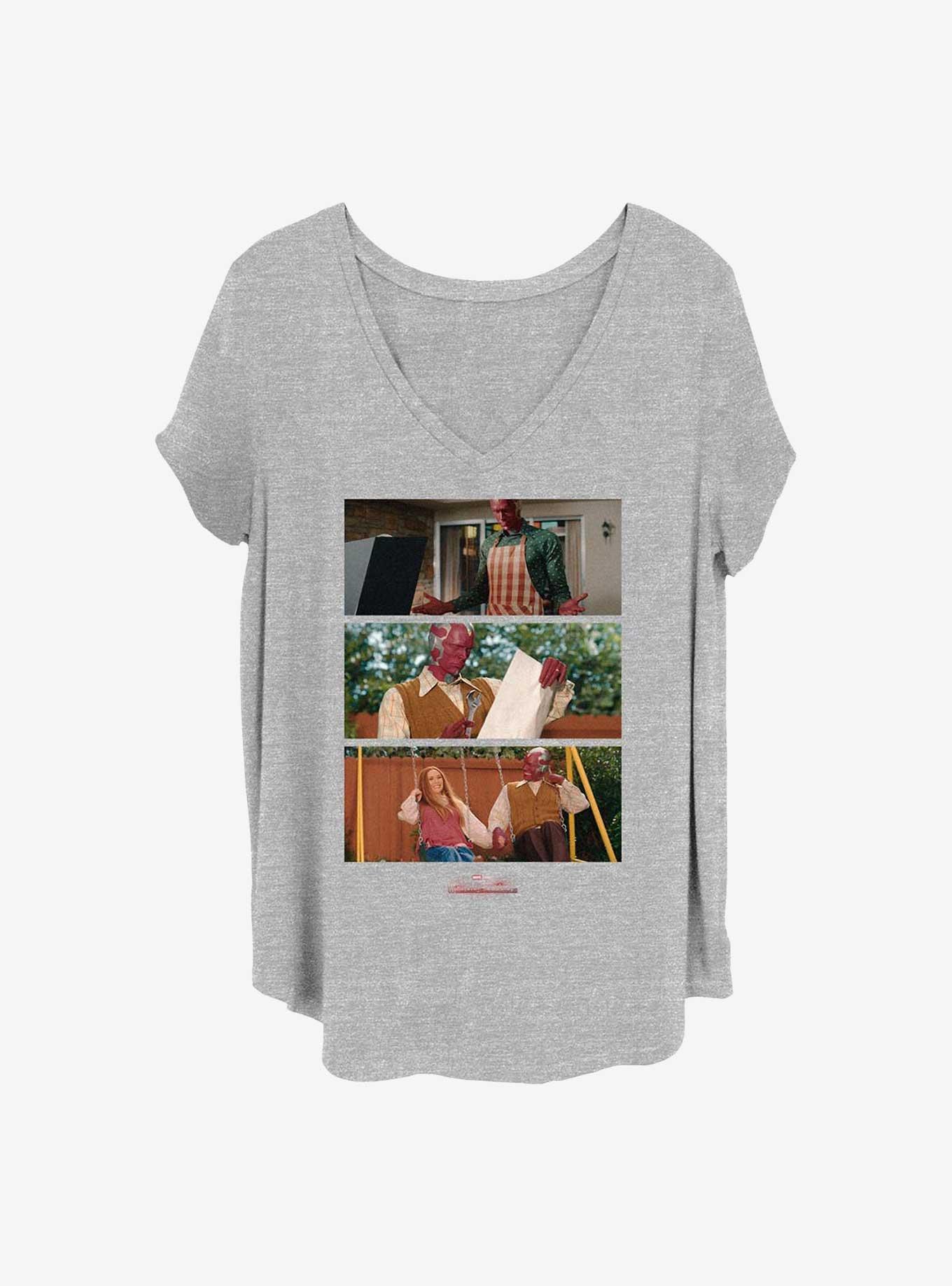 Marvel WandaVision Vision's Instructions Girls T-Shirt Plus Size, , hi-res