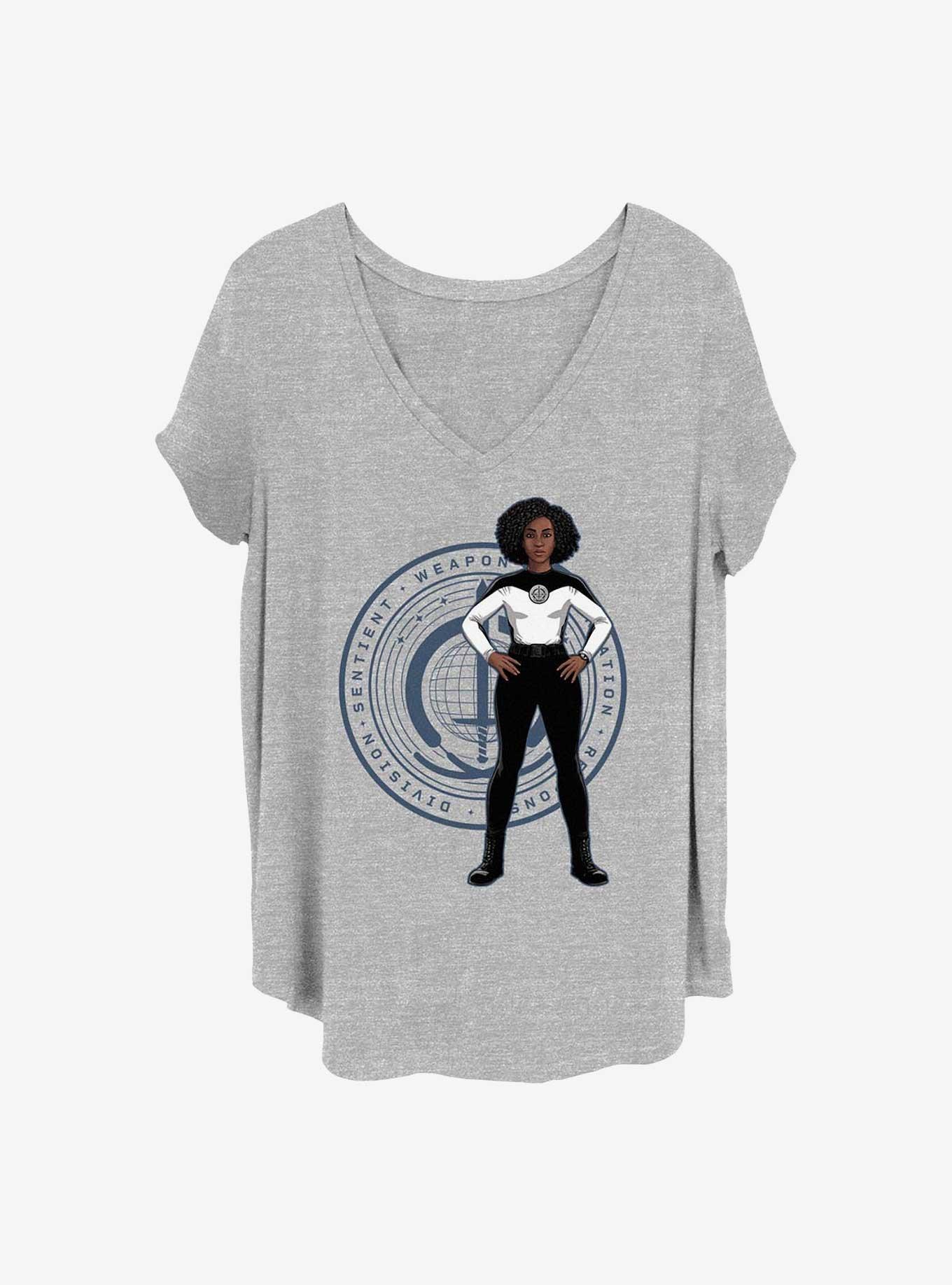 Marvel WandaVision Rambeau Badge Girls T-Shirt Plus Size, , hi-res