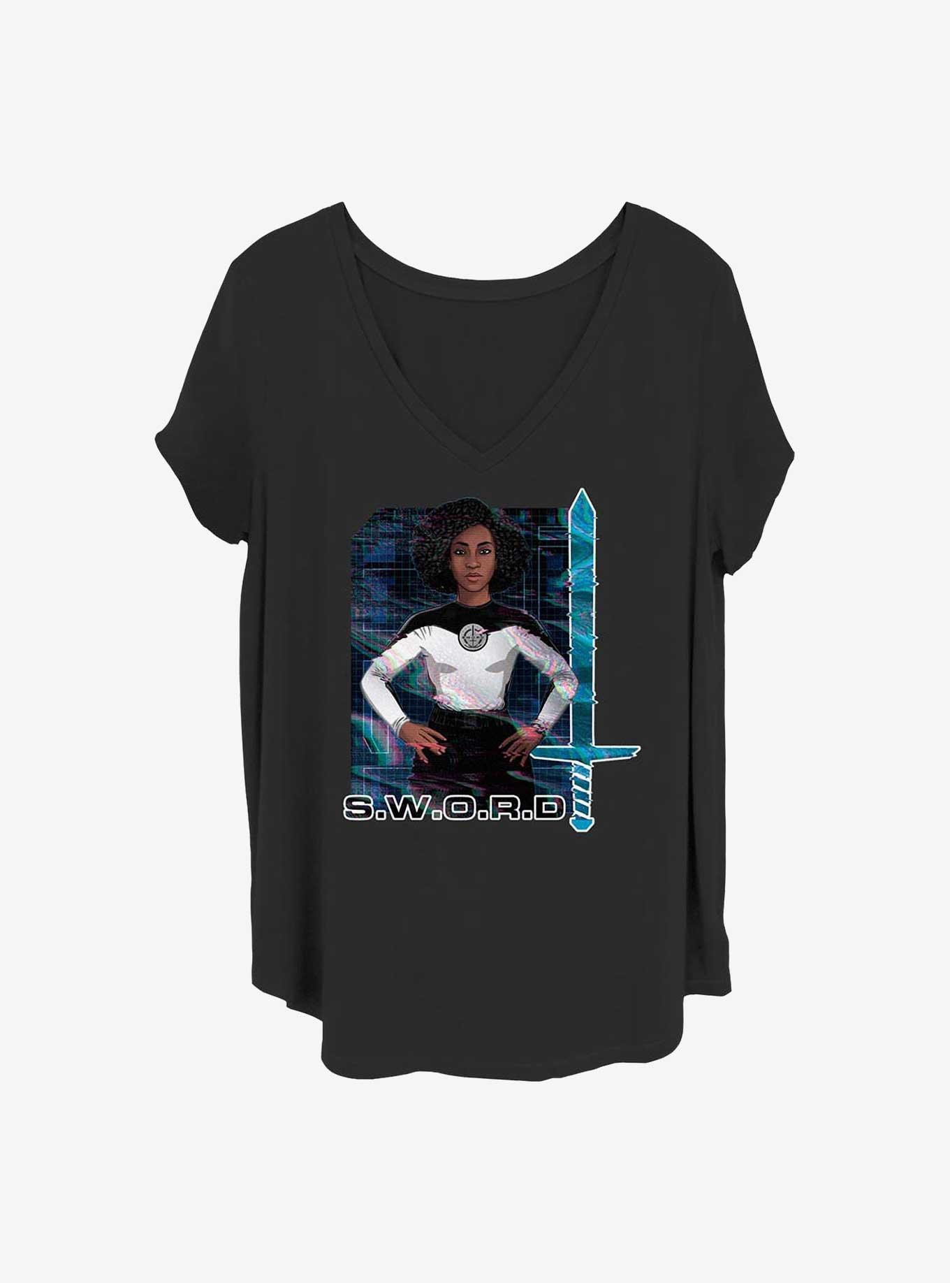 Marvel WandaVision Rambeau Glitch Girls T-Shirt Plus