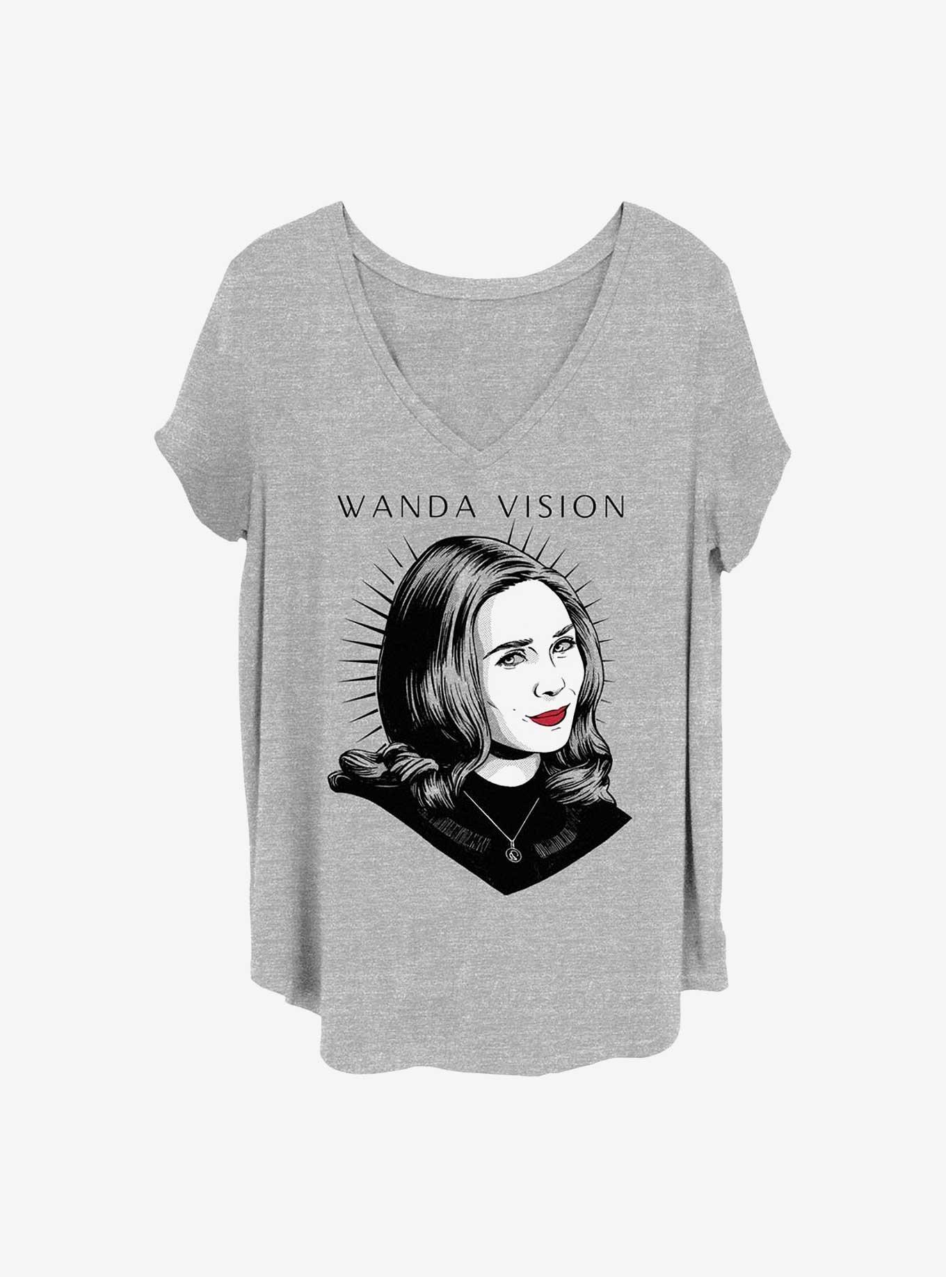 Marvel WandaVision Red Highlight Girls T-Shirt Plus Size
