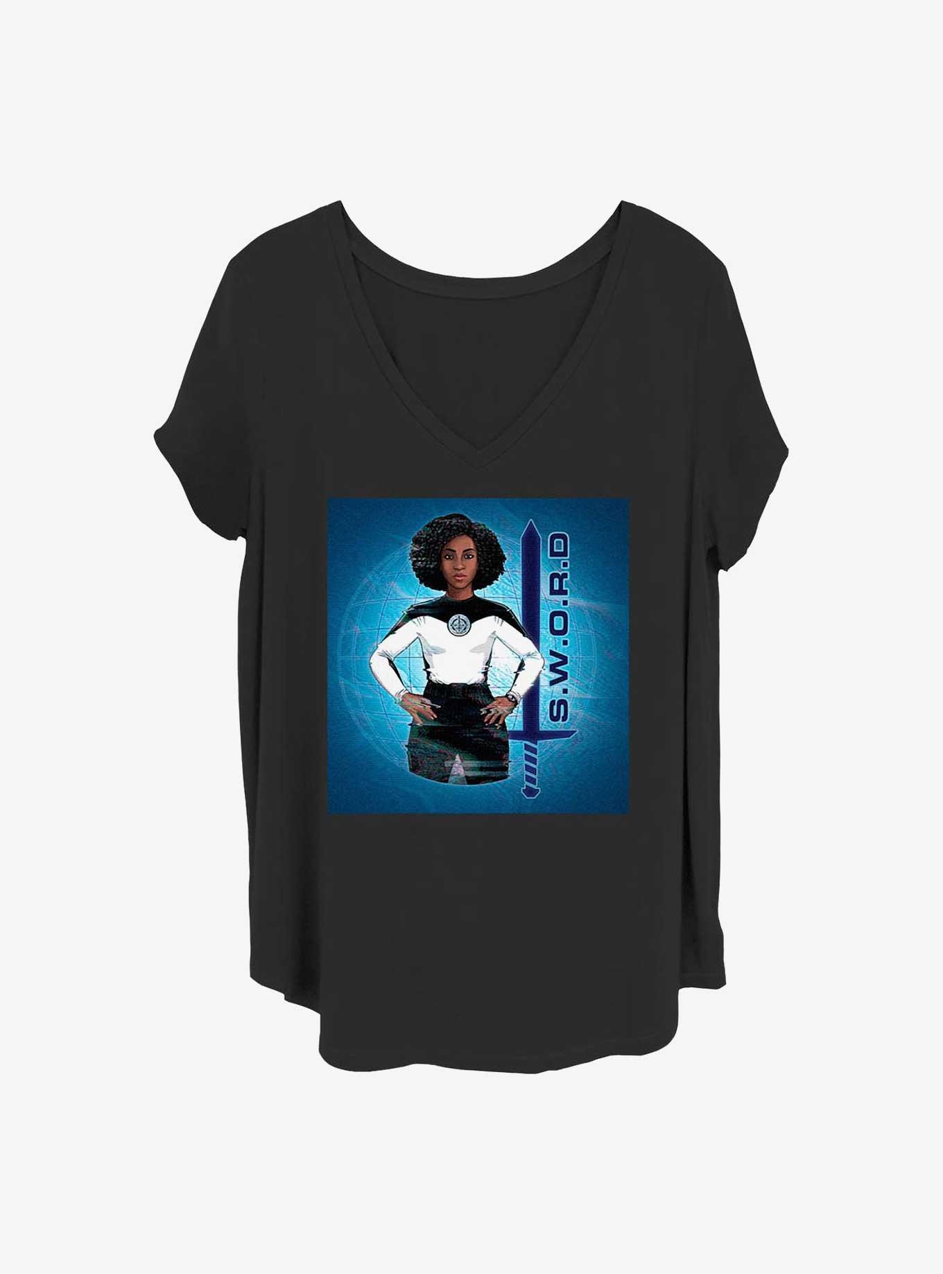 Marvel WandaVision Sword Girls T-Shirt Plus Size
