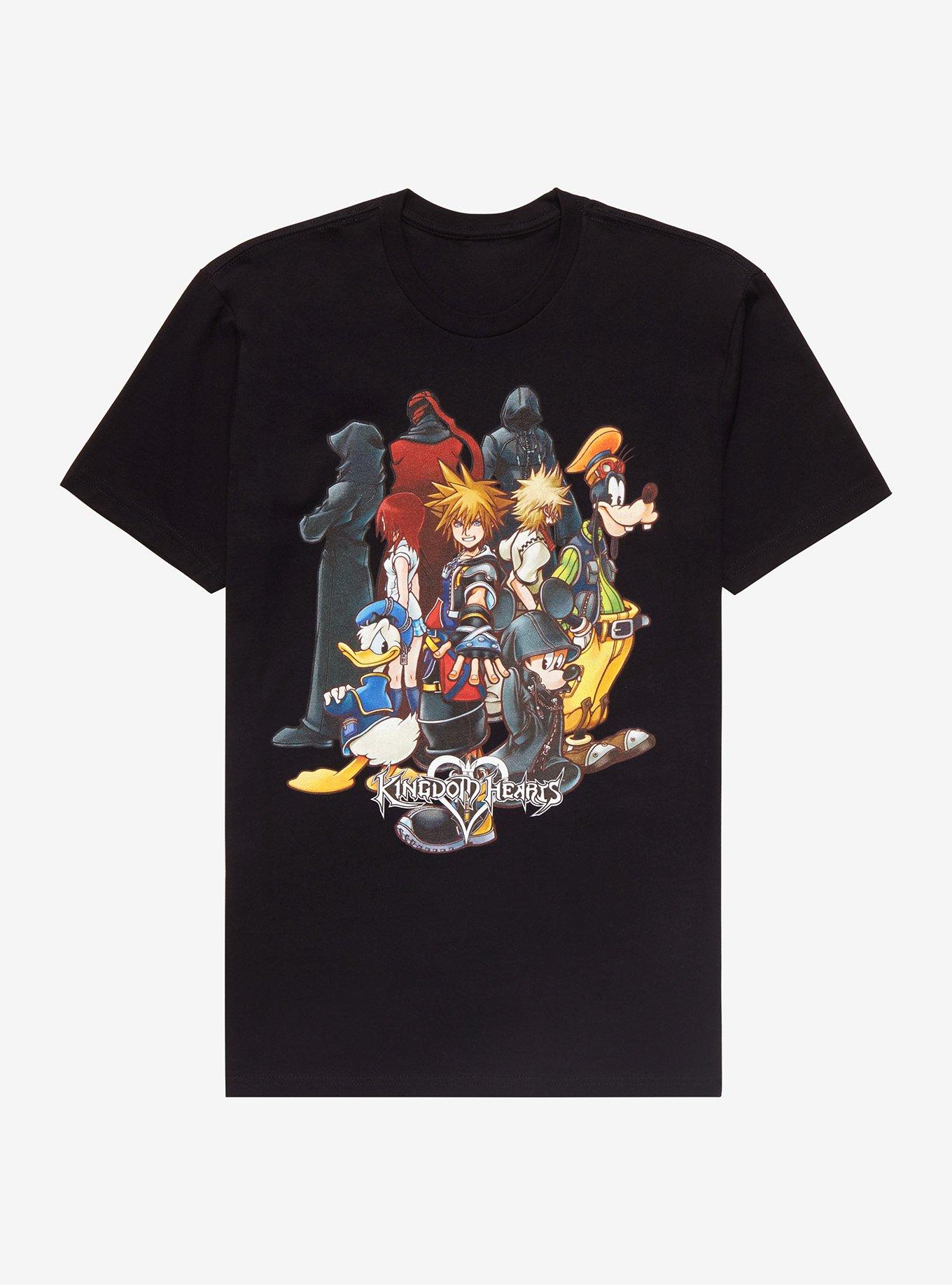 Disney Kingdom Hearts Group T Shirt Hot Topic