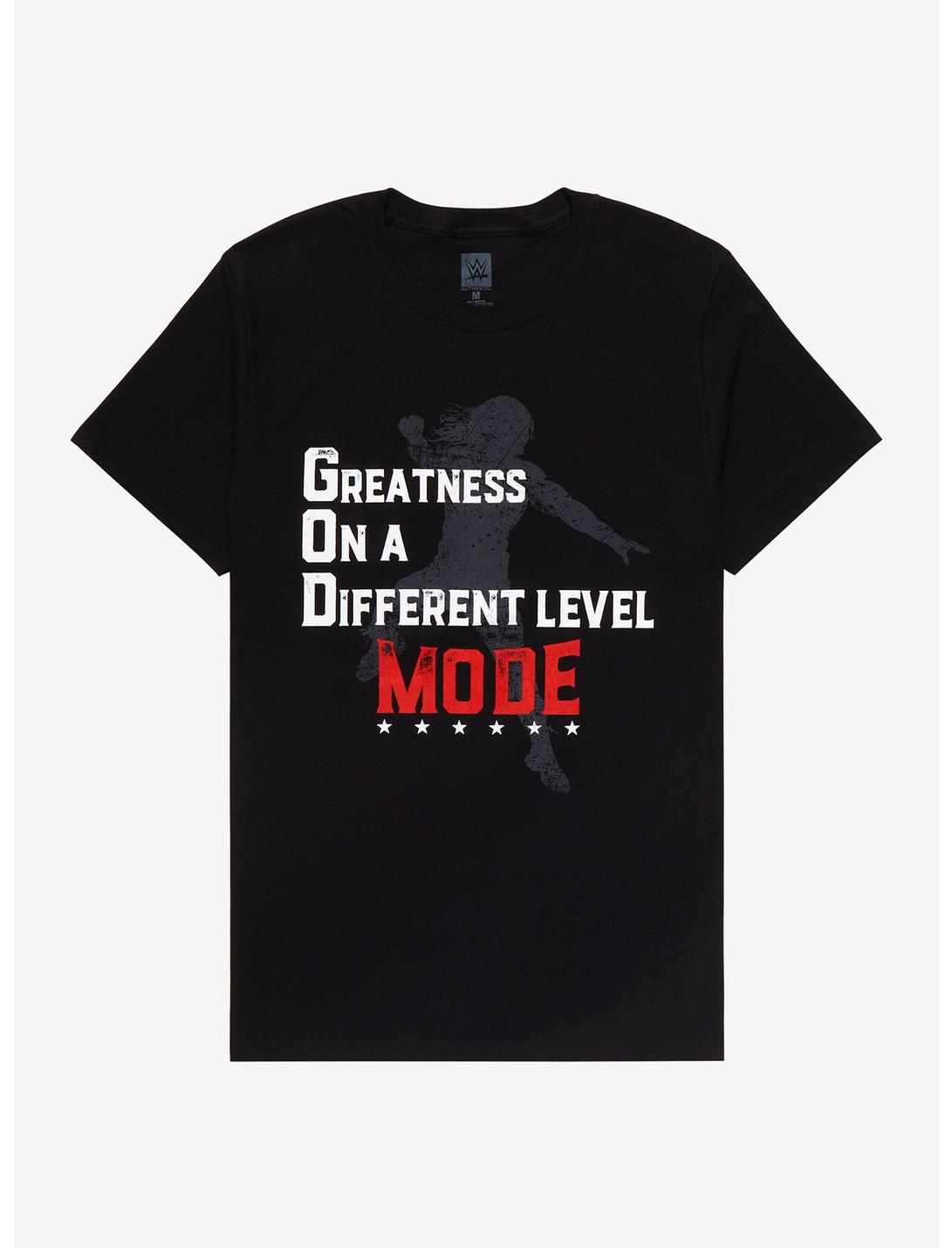 WWE Roman Reigns God Mode T-Shirt, BLACK, hi-res