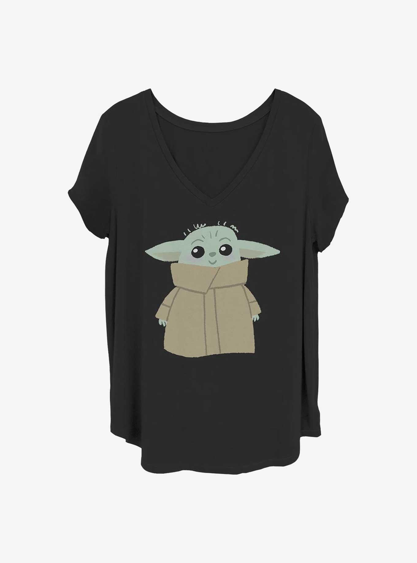 Star Wars The Mandalorian Blushing Child Girls T-Shirt Plus Size, , hi-res