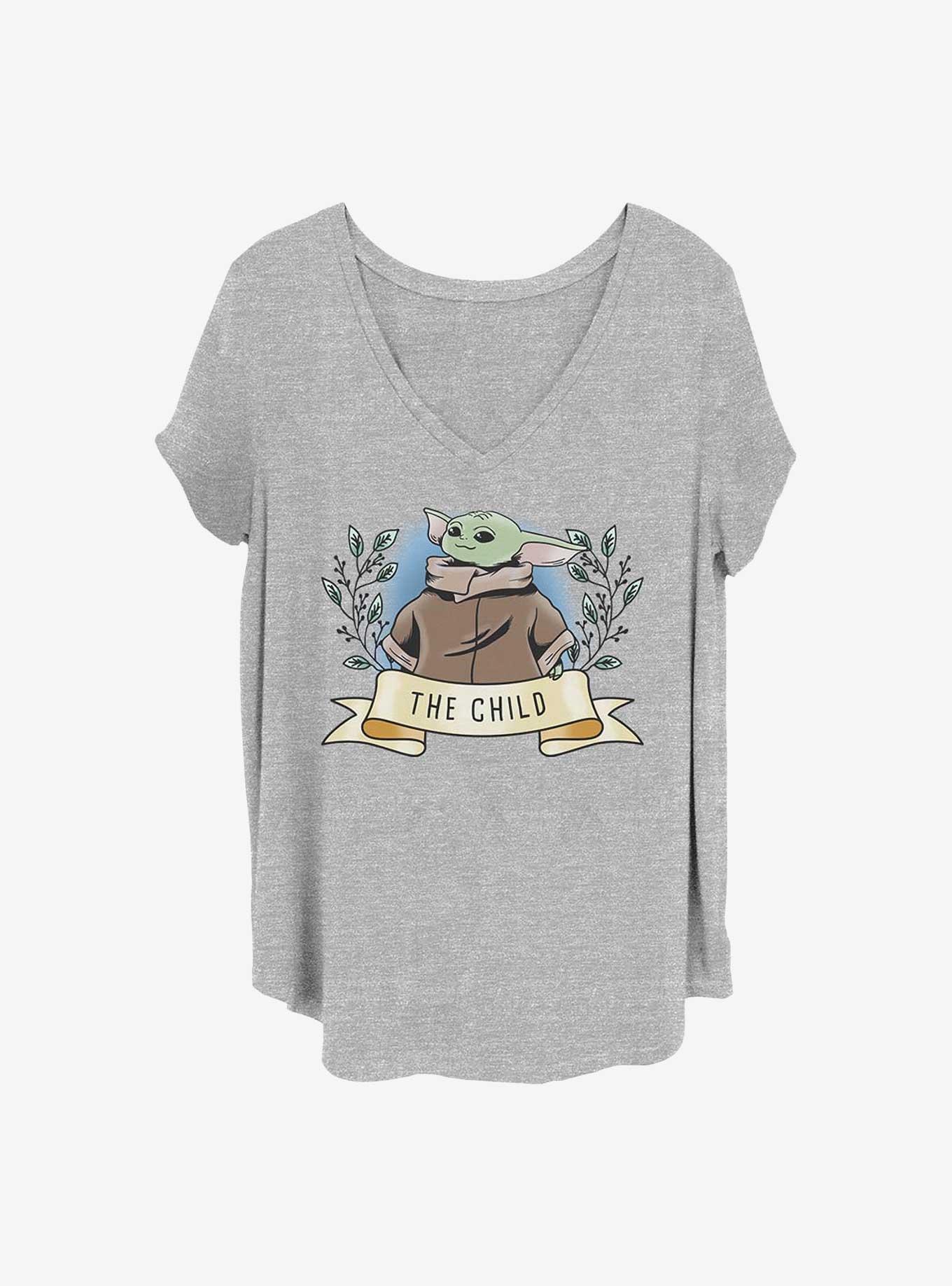 Star Wars The Mandalorian Child Banner Girls T-Shirt Plus