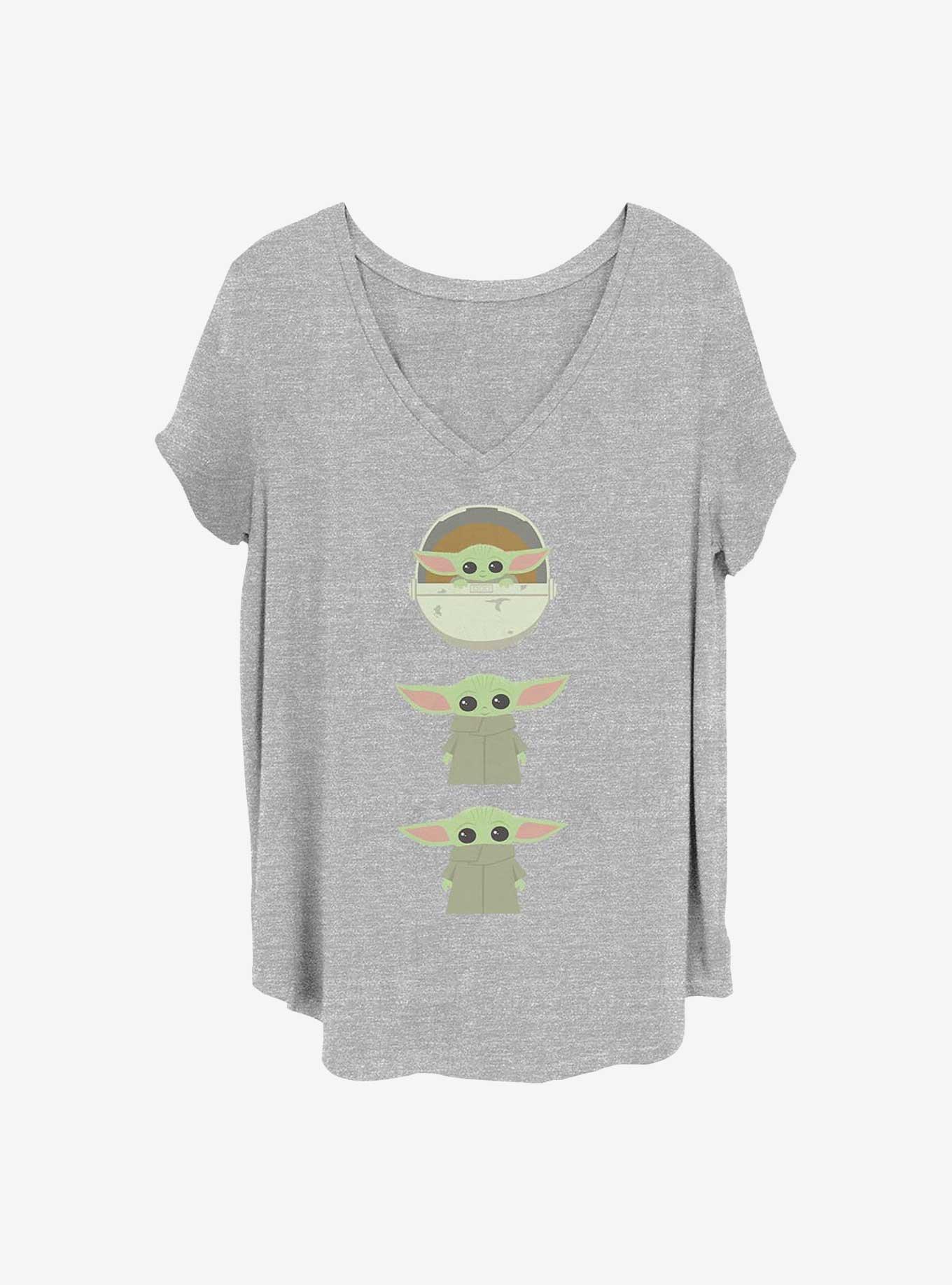 Star Wars The Mandalorian Child Stack Girls T-Shirt Plus Size