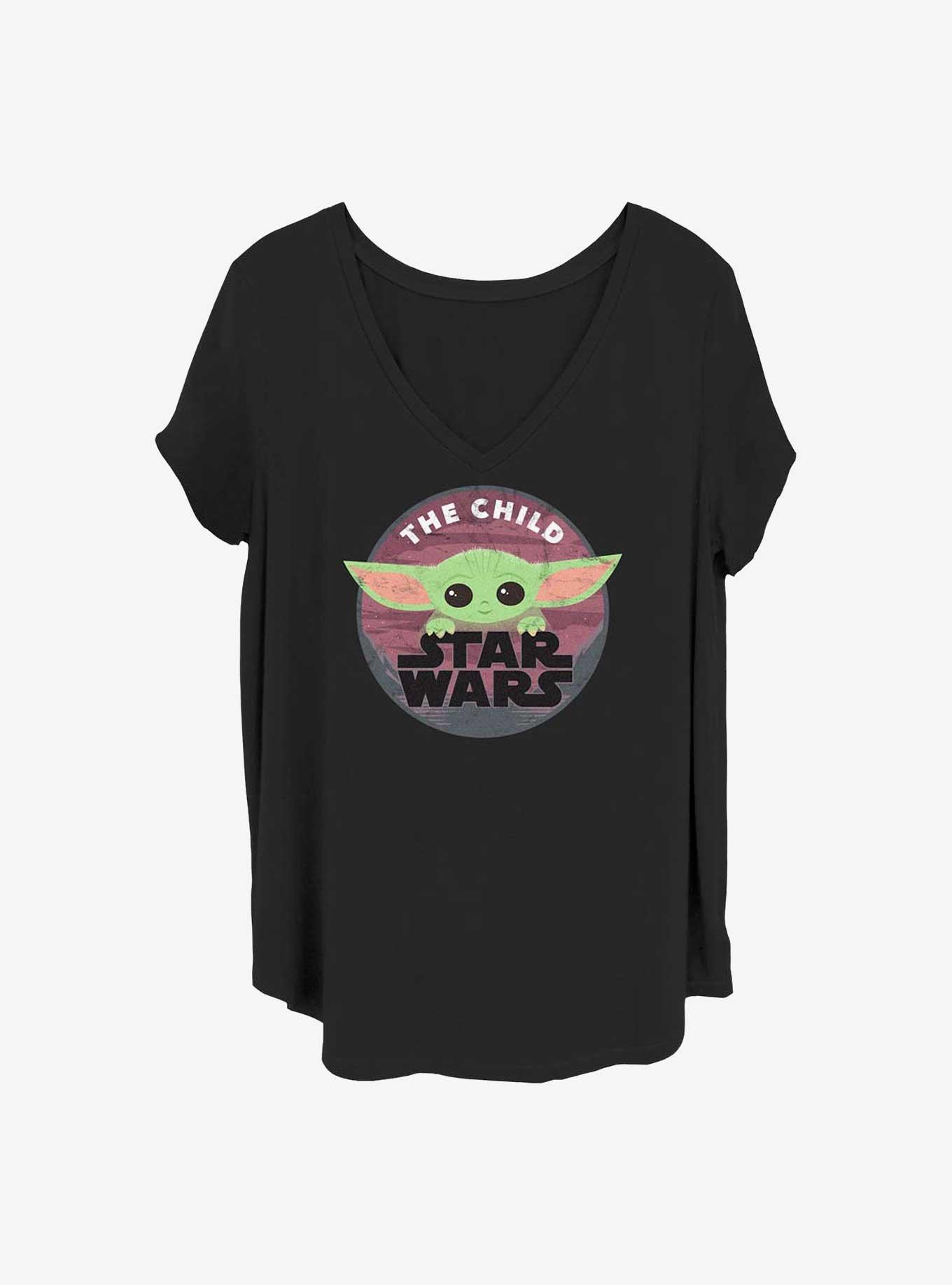 Star Wars The Mandalorian Child Star Girls T-Shirt Plus Size, BLACK, hi-res
