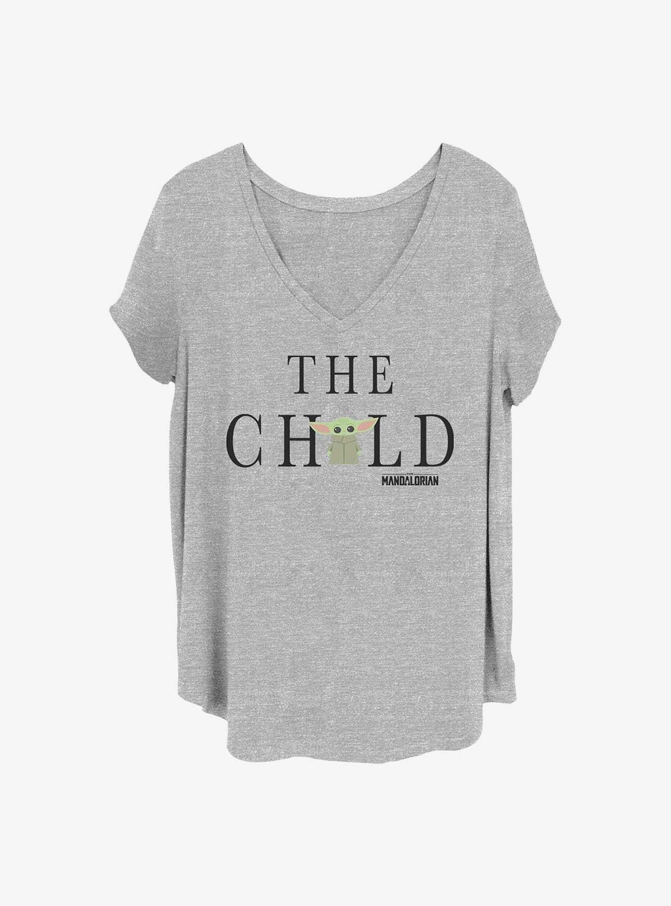 Star Wars The Mandalorian Child Text Girls T-Shirt Plus Size, , hi-res