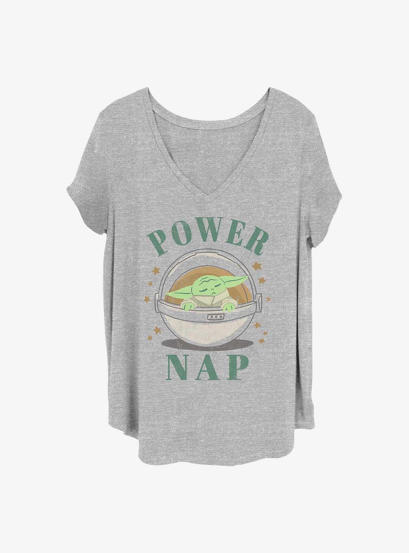 Star Wars The Mandalorian Power Nap Girls T-Shirt Plus Size, , hi-res