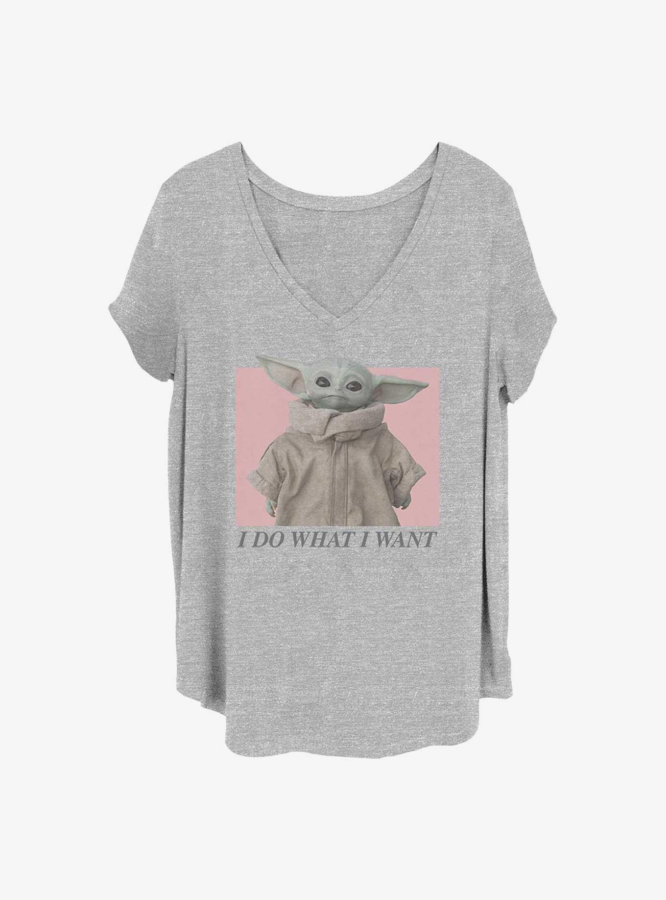 Star Wars The Mandalorian Sassy Baby Redux Girls T-Shirt Plus Size