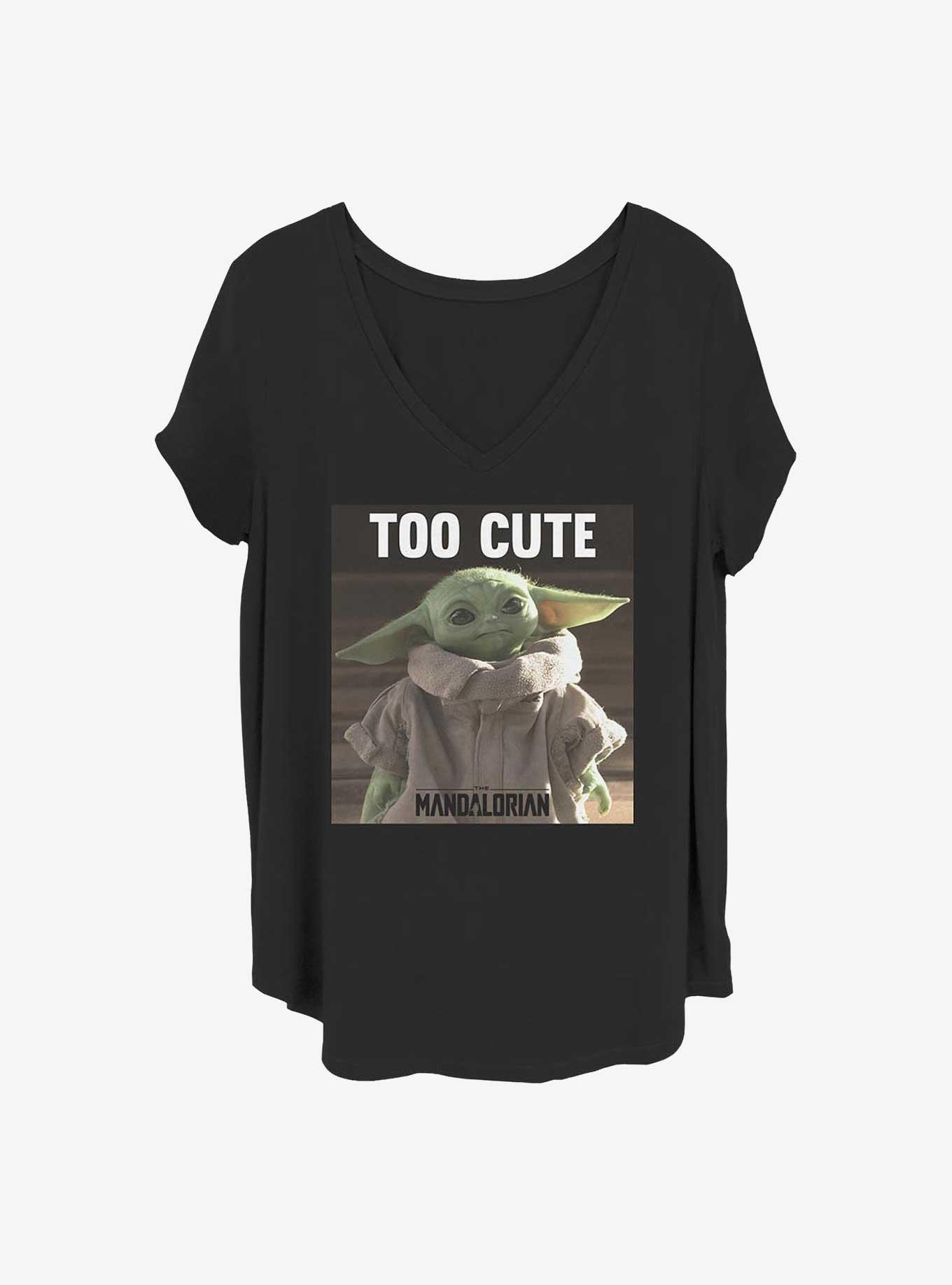 Star Wars The Mandalorian Too Cute Girls T-Shirt Plus Size, , hi-res