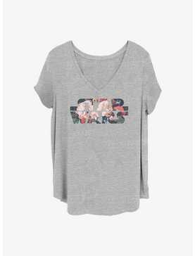 Star Wars Antique Flowers Girls T-Shirt Plus Size, , hi-res