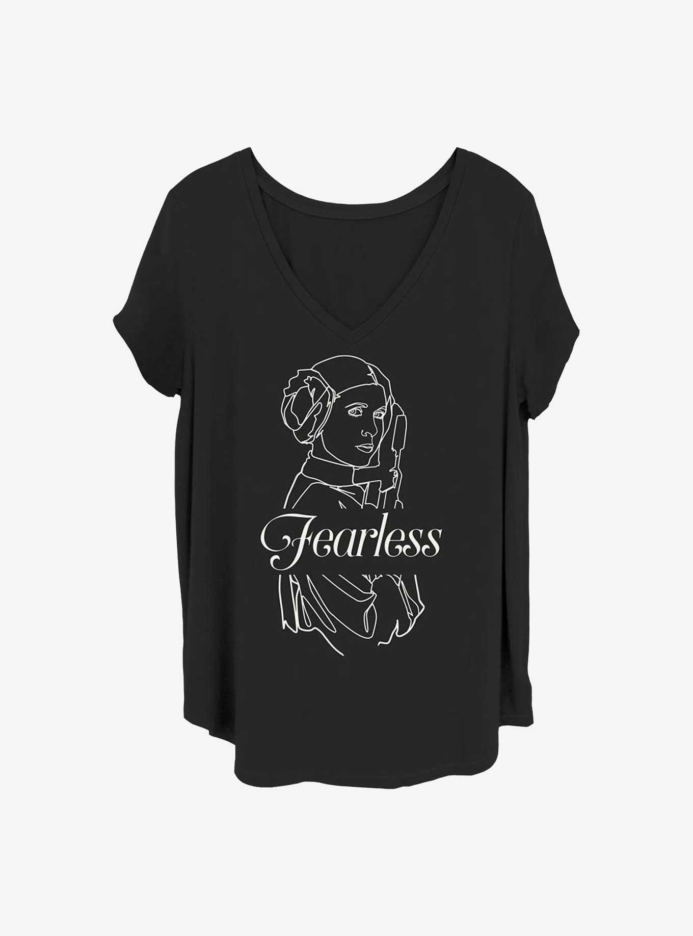 Star Wars Fearless Leia Girls T-Shirt Plus