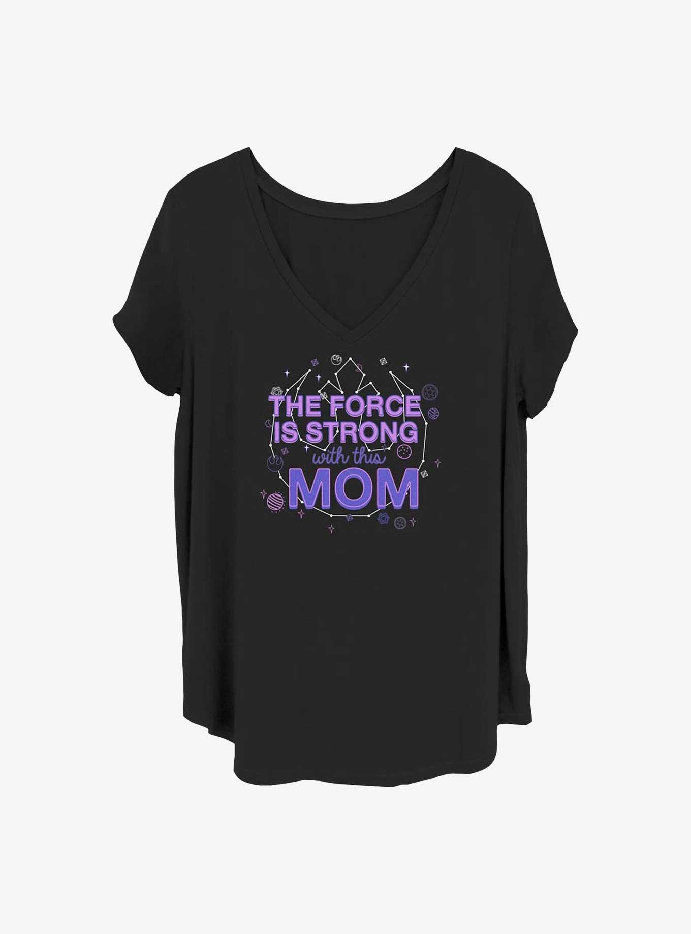 Star Wars Force Mom Girls T-Shirt Plus Size, BLACK, hi-res
