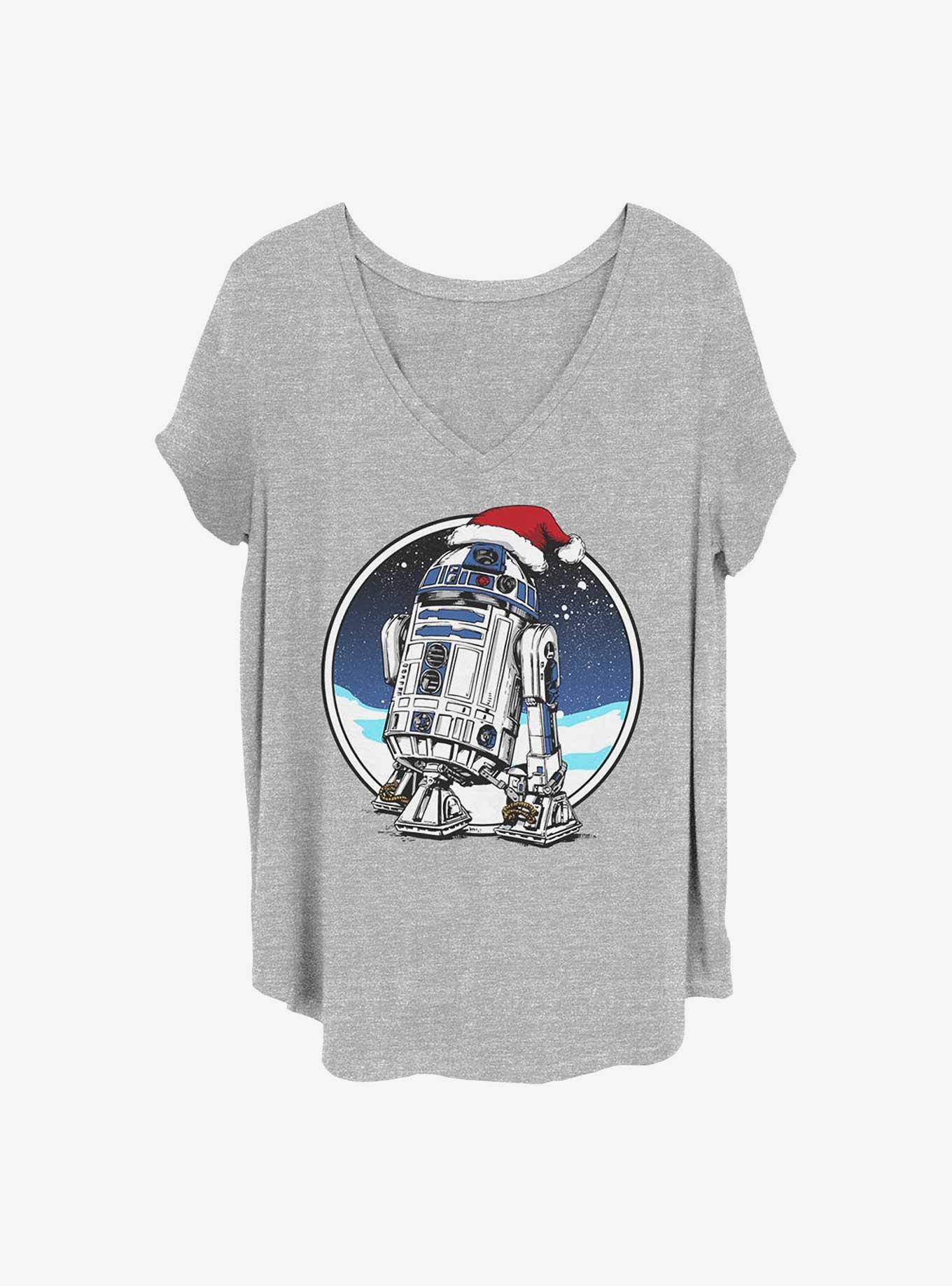 Star Wars Holiday R2-D2 Girls T-Shirt Plus Size