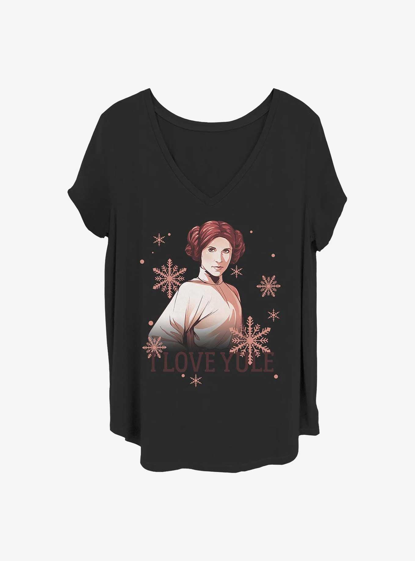 Star Wars I Love Yule Girls T-Shirt Plus Size, BLACK, hi-res