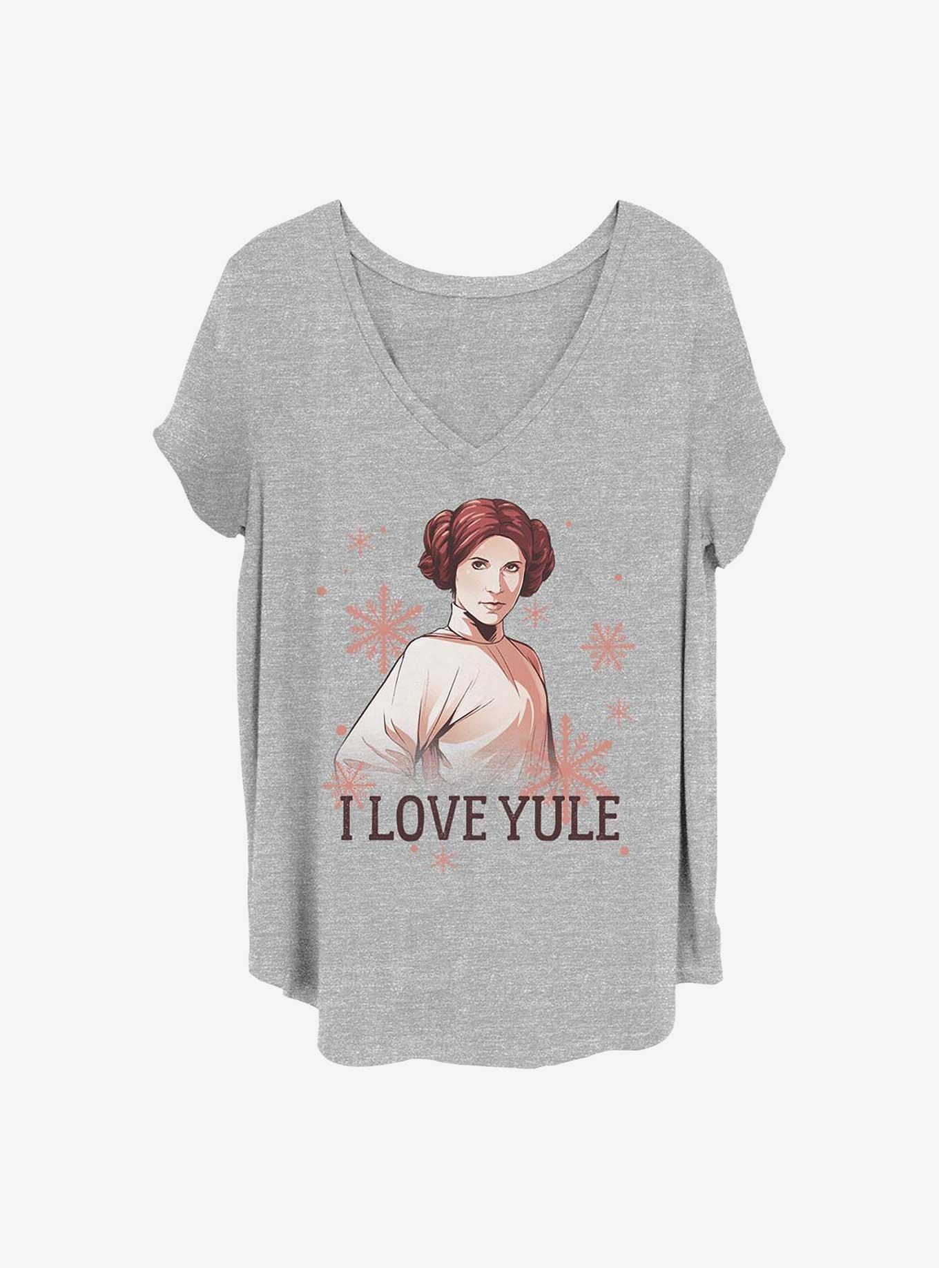 Star Wars I Love Yule Girls T-Shirt Plus Size, HEATHER GR, hi-res